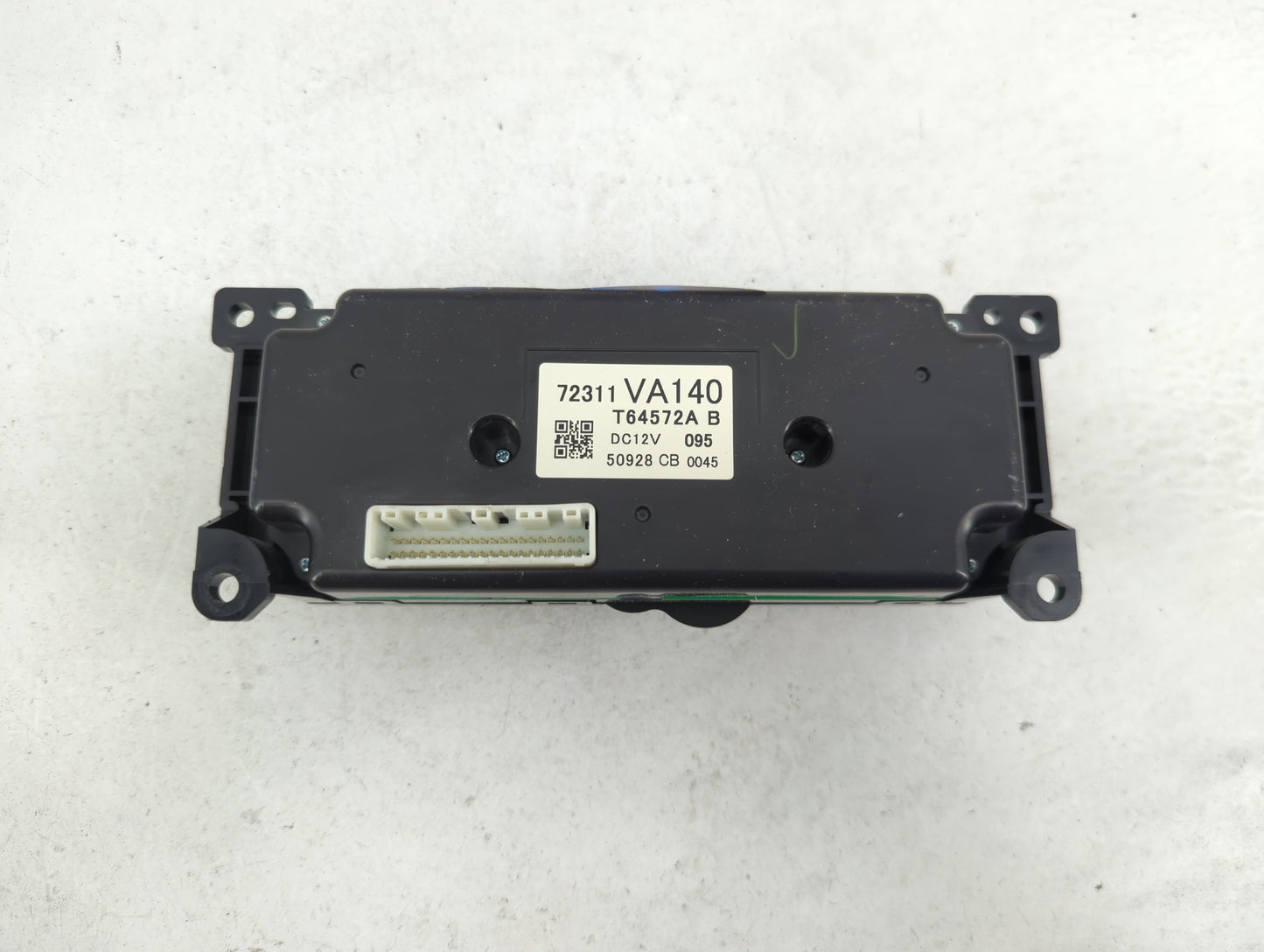 2016 Subaru Wrx Climate Control Module Temperature AC/Heater Replacement P/N:72311VA140 T64572A Fits OEM Used Auto Parts - O