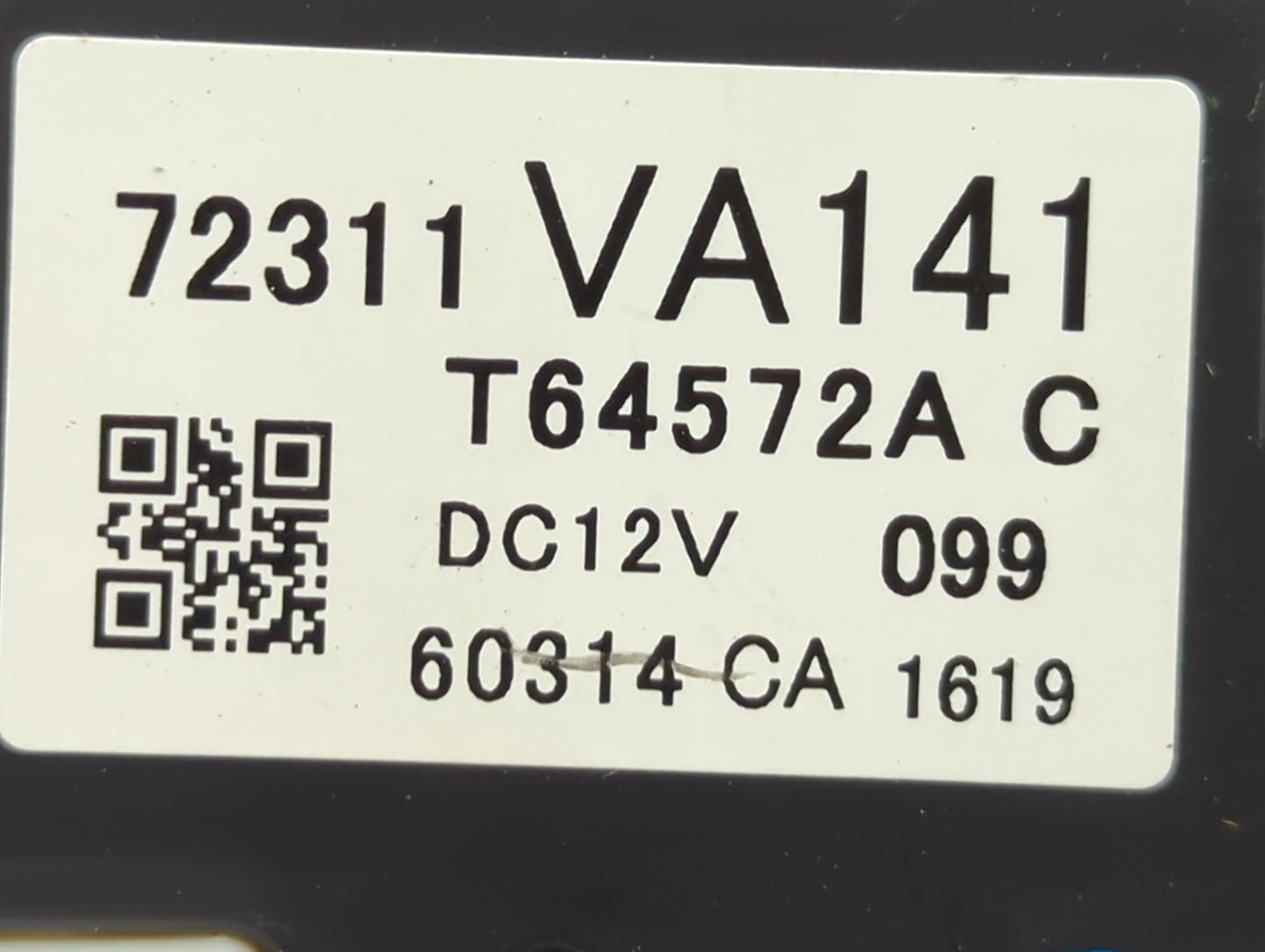 2016 Subaru Wrx Climate Control Module Temperature AC/Heater Replacement P/N:72311VA141 Fits OEM Used Auto Parts - Oemusedau