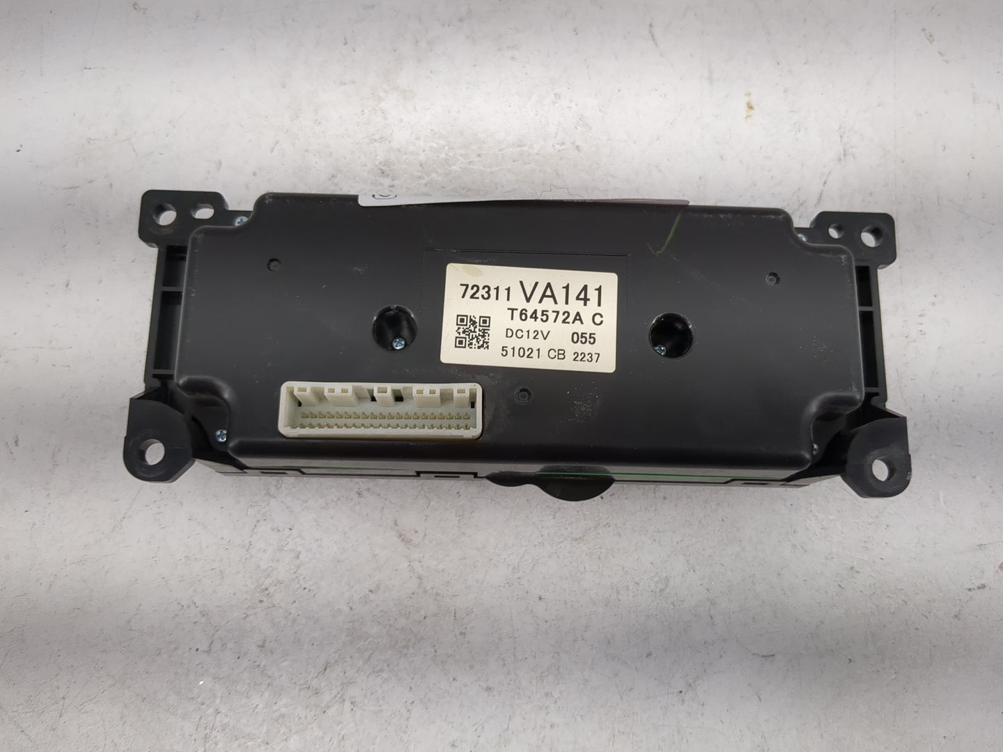 2016 Subaru Wrx Climate Control Module Temperature AC/Heater Replacement P/N:72311VA141 T64572A Fits OEM Used Auto Parts - O