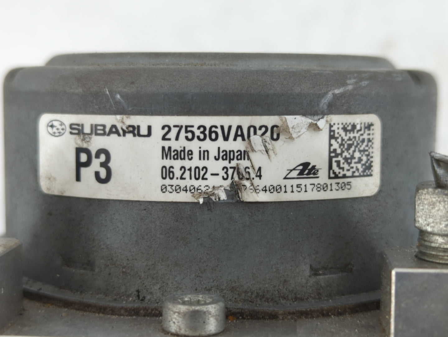 2016 Subaru Wrx ABS Pump Control Module Replacement P/N:27536VA020 Fits OEM Used Auto Parts - Oemusedautoparts1.com