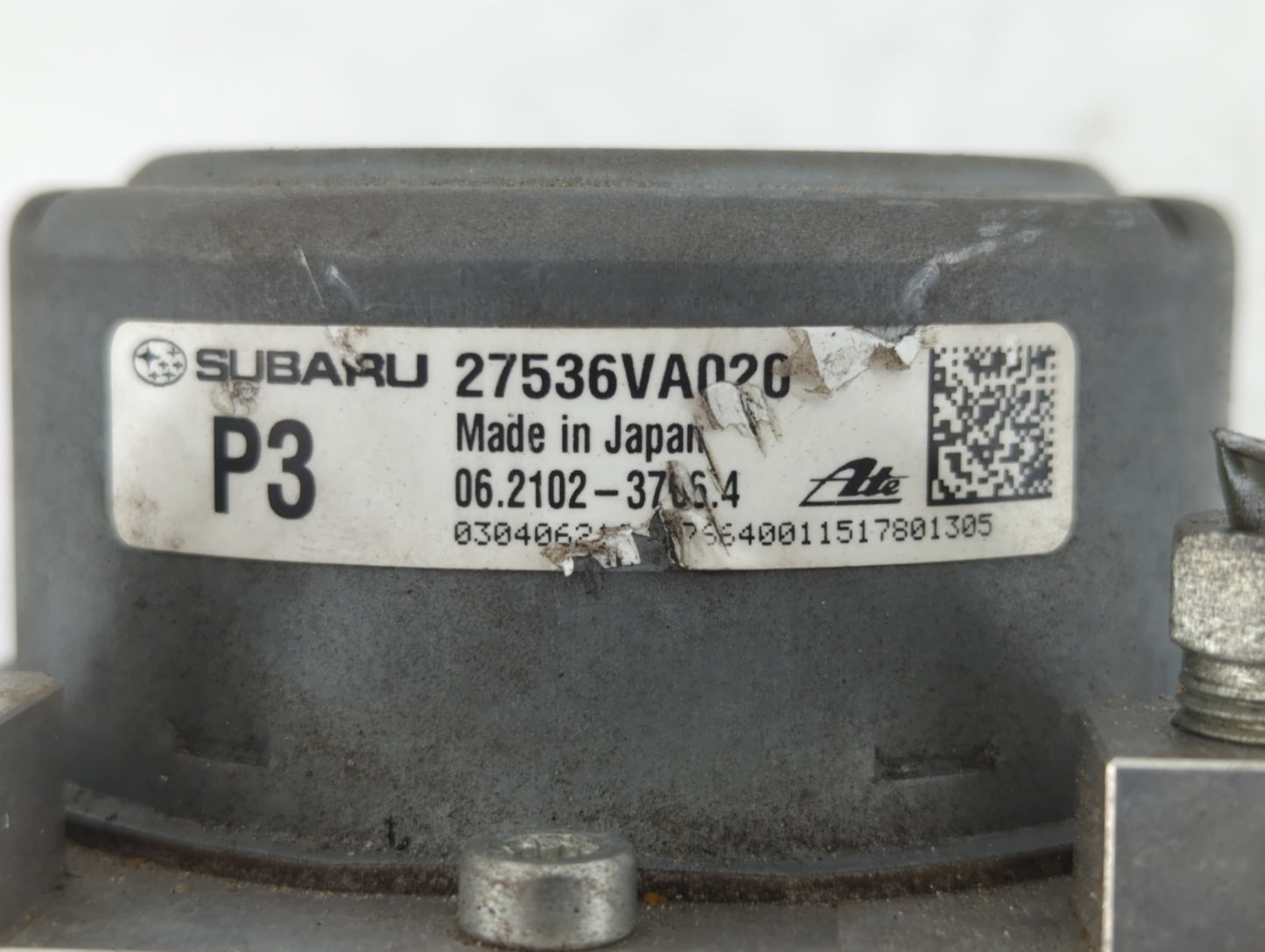 2016 Subaru Wrx ABS Pump Control Module Replacement P/N:27536VA020 Fits OEM Used Auto Parts - Oemusedautoparts1.com