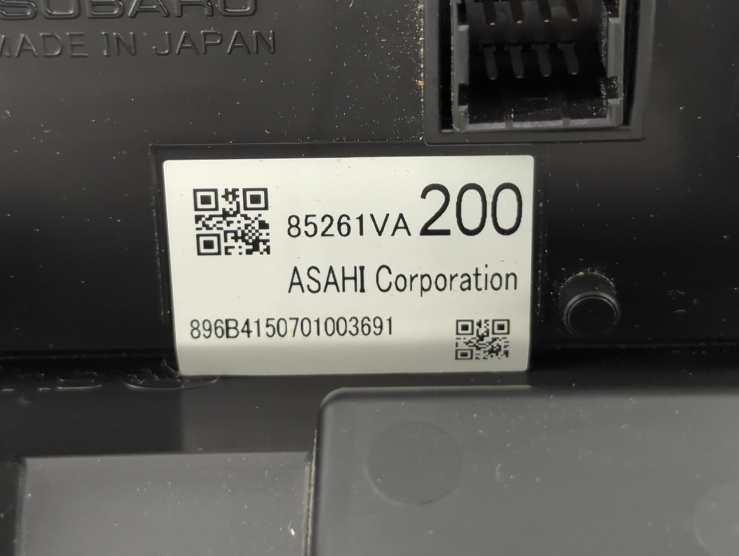 2016-2016 Subaru Wrx Information Display Screen - Oemusedautoparts1.com