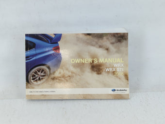 compare product 2016 Subaru Wrx Owners Manual Book Guide P/N:A1230BE-B OEM Used Auto Parts