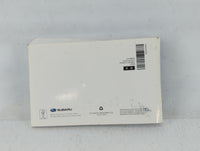 2016 Subaru Wrx Owners Manual Book Guide P/N:A1230BE-B OEM Used Auto Parts - Oemusedautoparts1.com