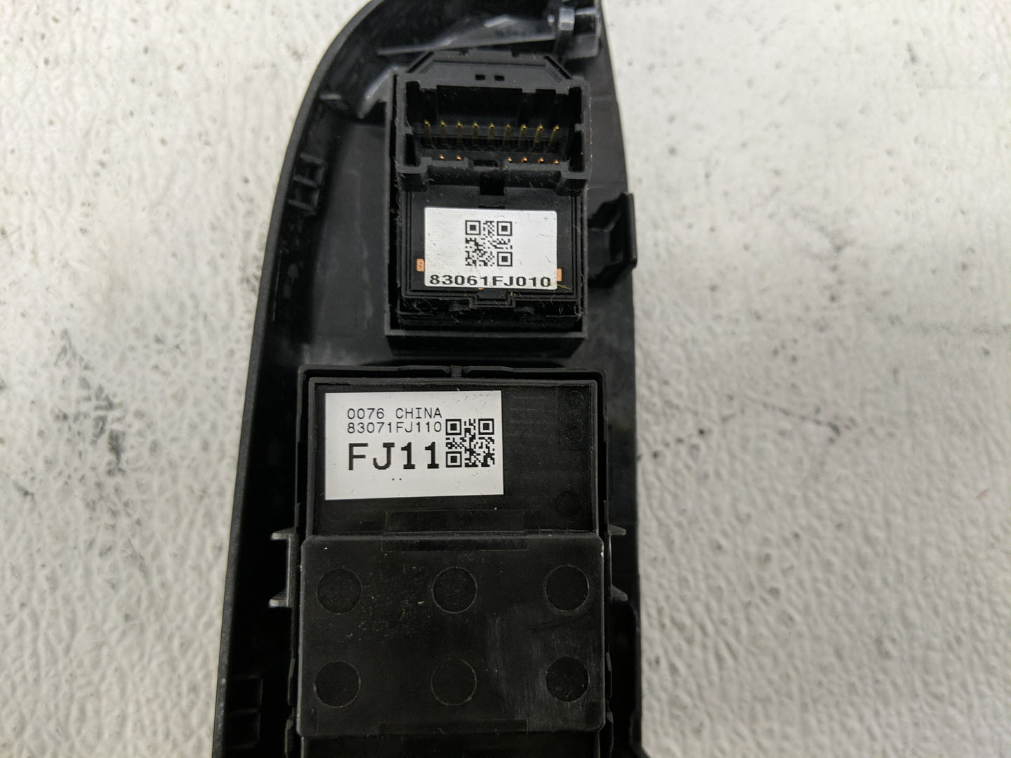 2015 Subaru Xv Master Power Window Switch Replacement Driver Side Left P/N:83071FJ110 Fits Fits 2016 OEM Used Auto Parts - O