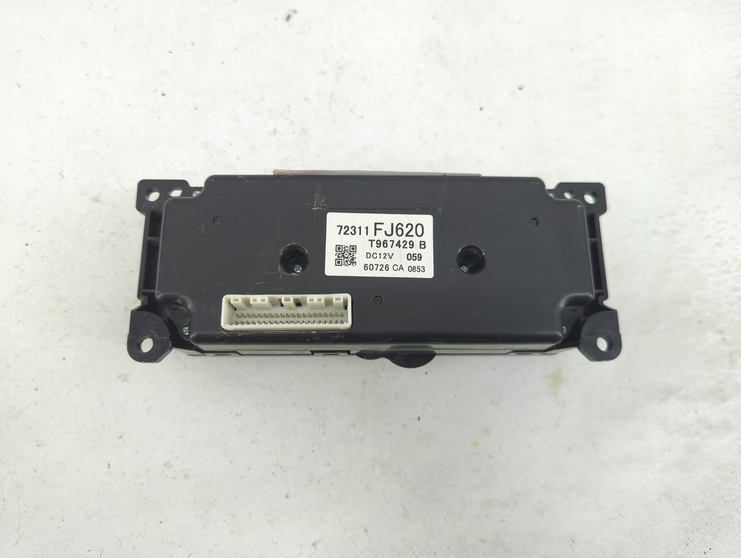 2015 Subaru Xv Climate Control Module Temperature AC/Heater Replacement P/N:72311FJ620 Fits Fits 2016 OEM Used Auto Parts - 