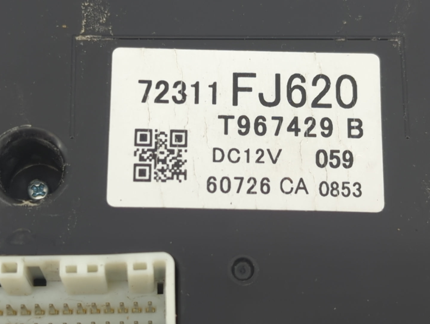 2015 Subaru Xv Climate Control Module Temperature AC/Heater Replacement P/N:72311FJ620 Fits Fits 2016 OEM Used Auto Parts - 