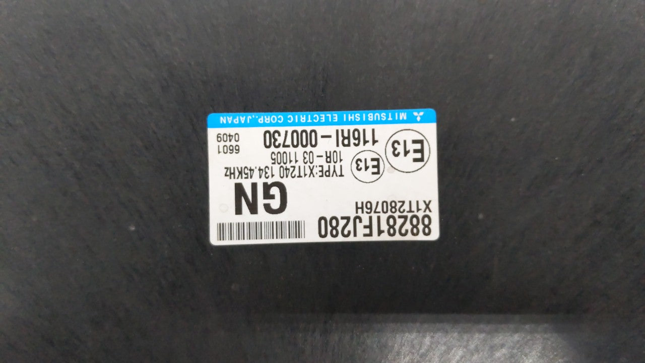 2015 Subaru Xv PCM Engine Control Computer ECU ECM PCU OEM P/N:882881FJ280 Fits OEM Used Auto Parts - Oemusedautoparts1.com