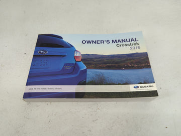 2016 Subaru Xv Owners Manual Book Guide P/N:A1250BE-A MSA5M1607A OEM Used Auto Parts - Oemusedautoparts1.com