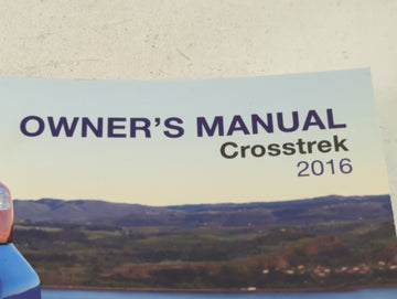 2016 Subaru Xv Owners Manual Book Guide P/N:A1250BE-A MSA5M1607A OEM Used Auto Parts
