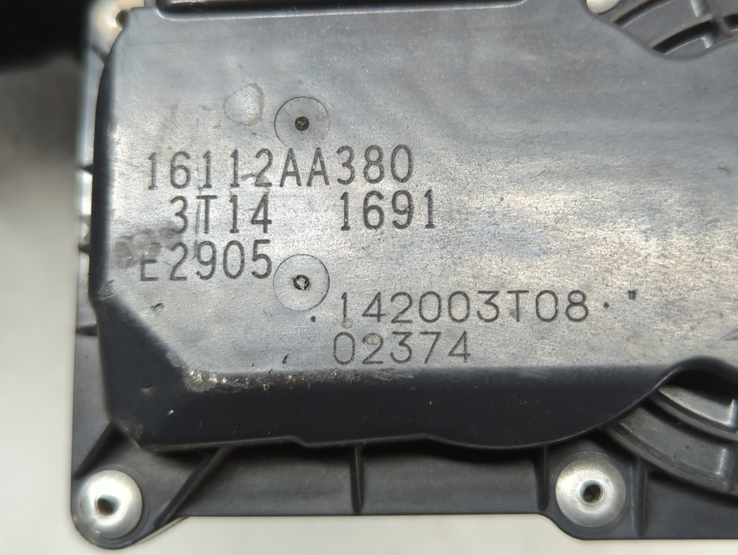 2013-2015 Subaru Xv Throttle Body P/N:142003T08 16112AA380 Fits Fits 2011 2012 2013 2014 2015 2016 2017 2018 OEM Used Auto P