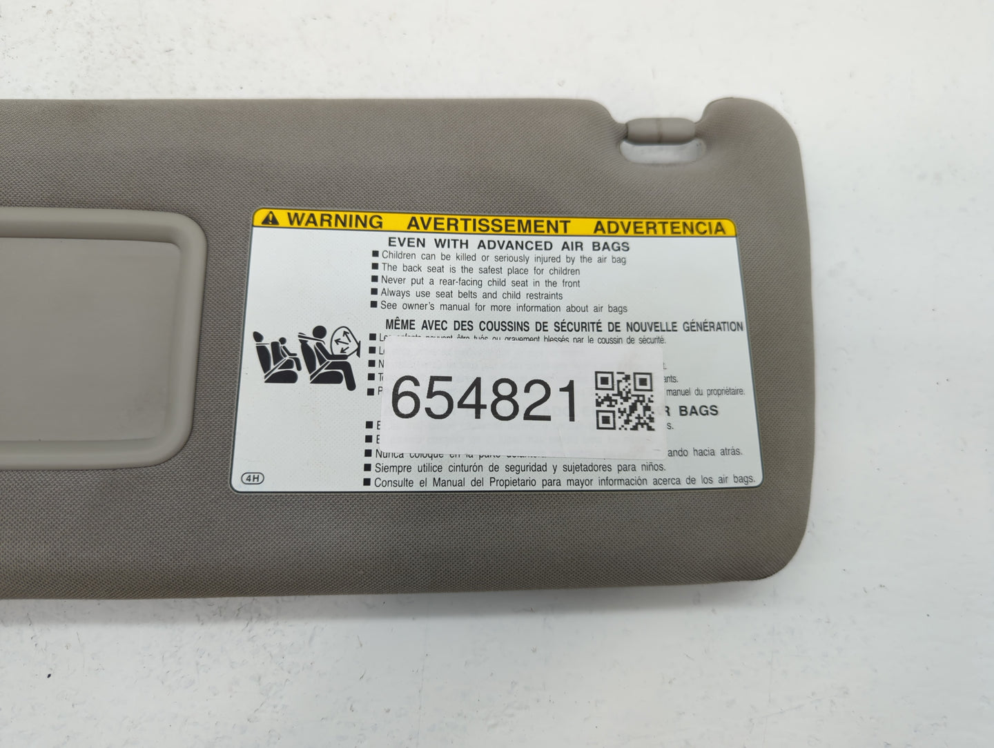 2014-2022 Toyota 4runner Sun Visor Shade Replacement Driver Left Mirror Fits Fits 2014 2015 2016 2017 2018 2019 2020 2021 20