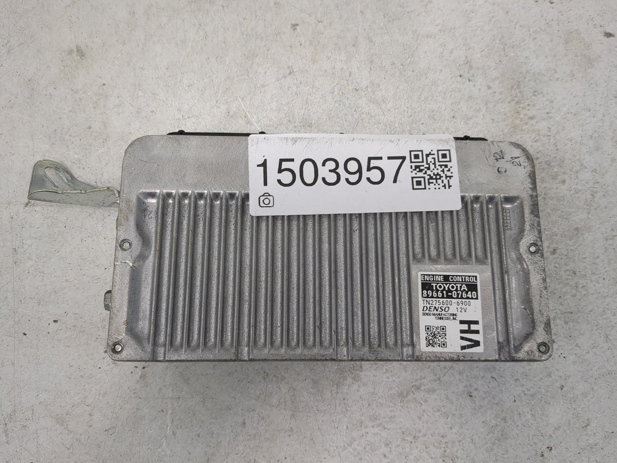 2016 Toyota Avalon PCM Engine Control Computer ECU ECM PCU OEM P/N:89661-07640 TN275600-6900 Fits OEM Used Auto Parts - Oemu