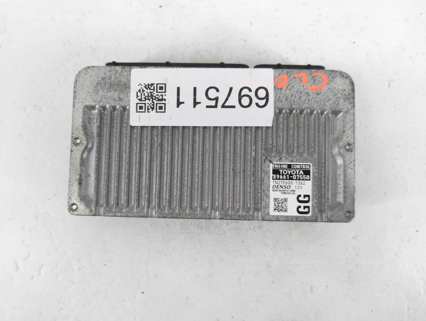 2016-2018 Toyota Avalon PCM Engine Control Computer ECU ECM PCU OEM P/N:TN275600-7362 89661-07550 Fits Fits 2016 2017 2018 O