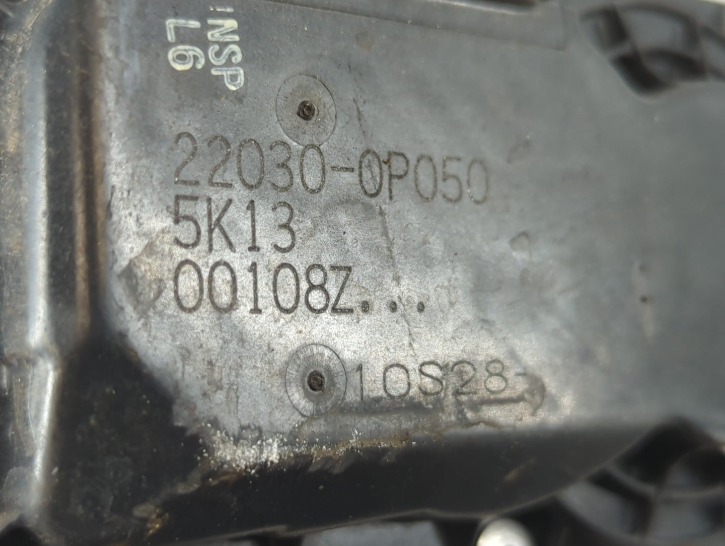 2005-2018 Toyota Avalon Throttle Body P/N:22030-0P050 Fits OEM Used Auto Parts - Oemusedautoparts1.com