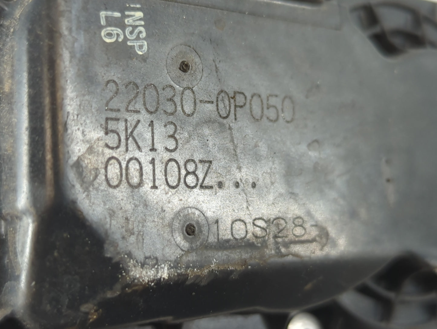 2005-2018 Toyota Avalon Throttle Body P/N:22030-0P050 Fits OEM Used Auto Parts - Oemusedautoparts1.com