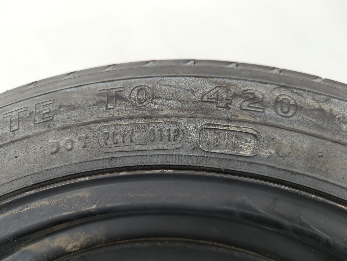 2007-2017 Toyota Camry Spare Donut Tire Wheel Rim Oem - Oemusedautoparts1.com