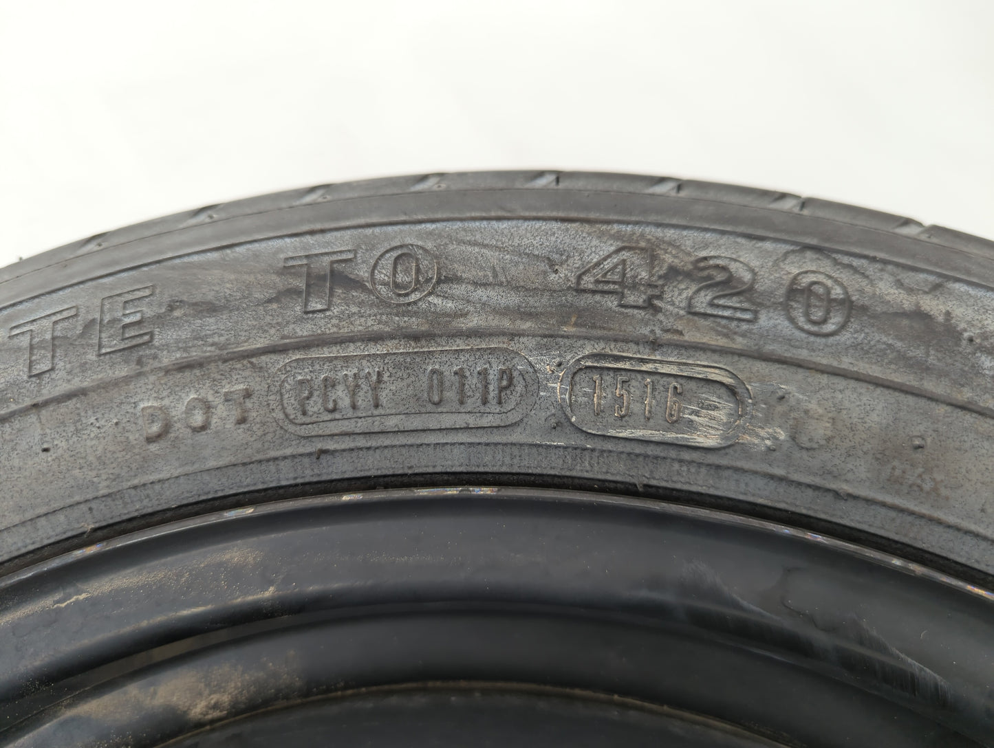 2007-2017 Toyota Camry Spare Donut Tire Wheel Rim Oem - Oemusedautoparts1.com