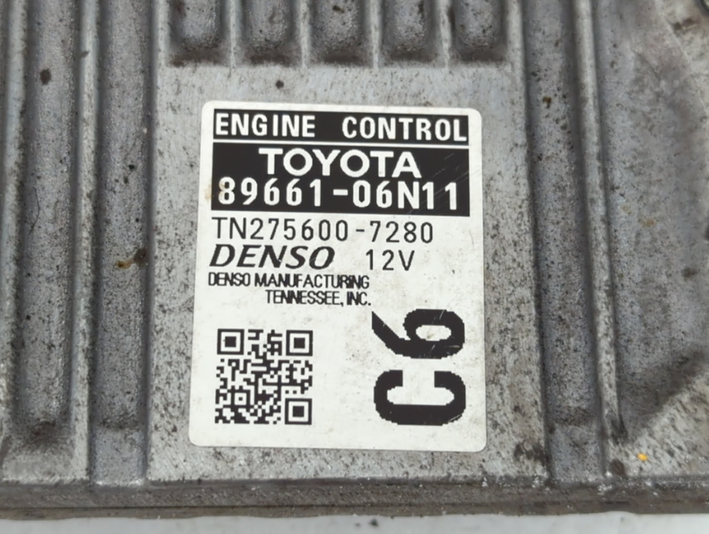 2016-2017 Toyota Camry PCM Engine Control Computer ECU ECM PCU OEM P/N:89661-06N11 Fits Fits 2016 2017 OEM Used Auto Parts -