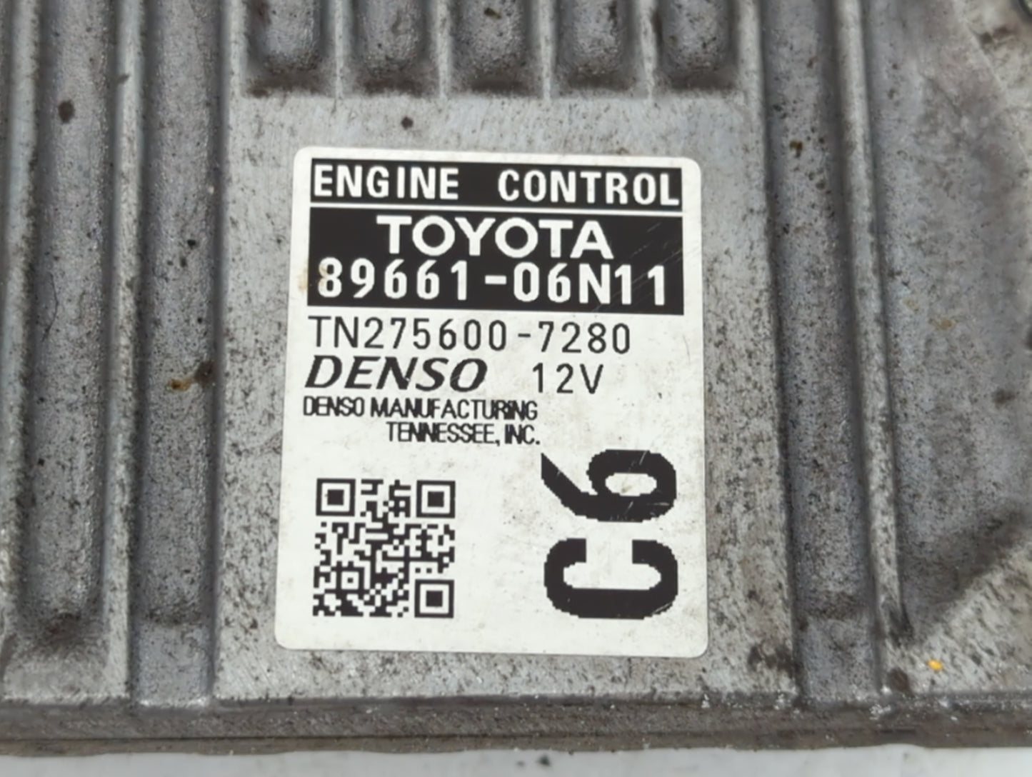 2016-2017 Toyota Camry PCM Engine Control Computer ECU ECM PCU OEM P/N:89661-06N11 Fits Fits 2016 2017 OEM Used Auto Parts -