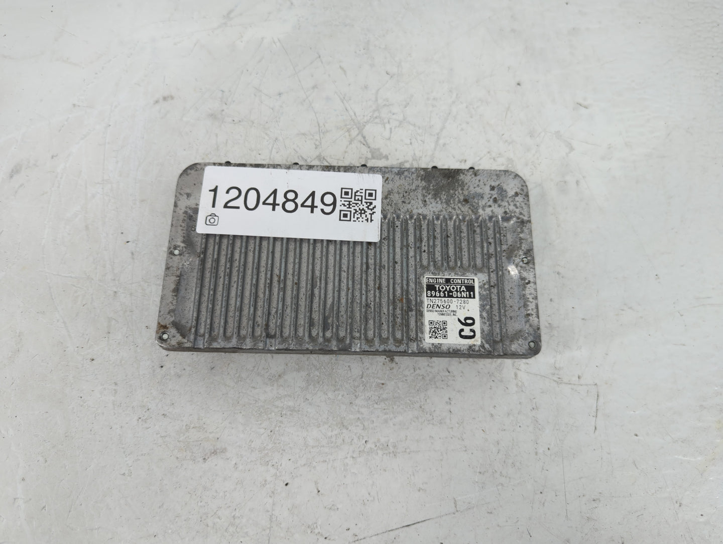 2016-2017 Toyota Camry PCM Engine Control Computer ECU ECM PCU OEM P/N:89661-06N11 Fits Fits 2016 2017 OEM Used Auto Parts -