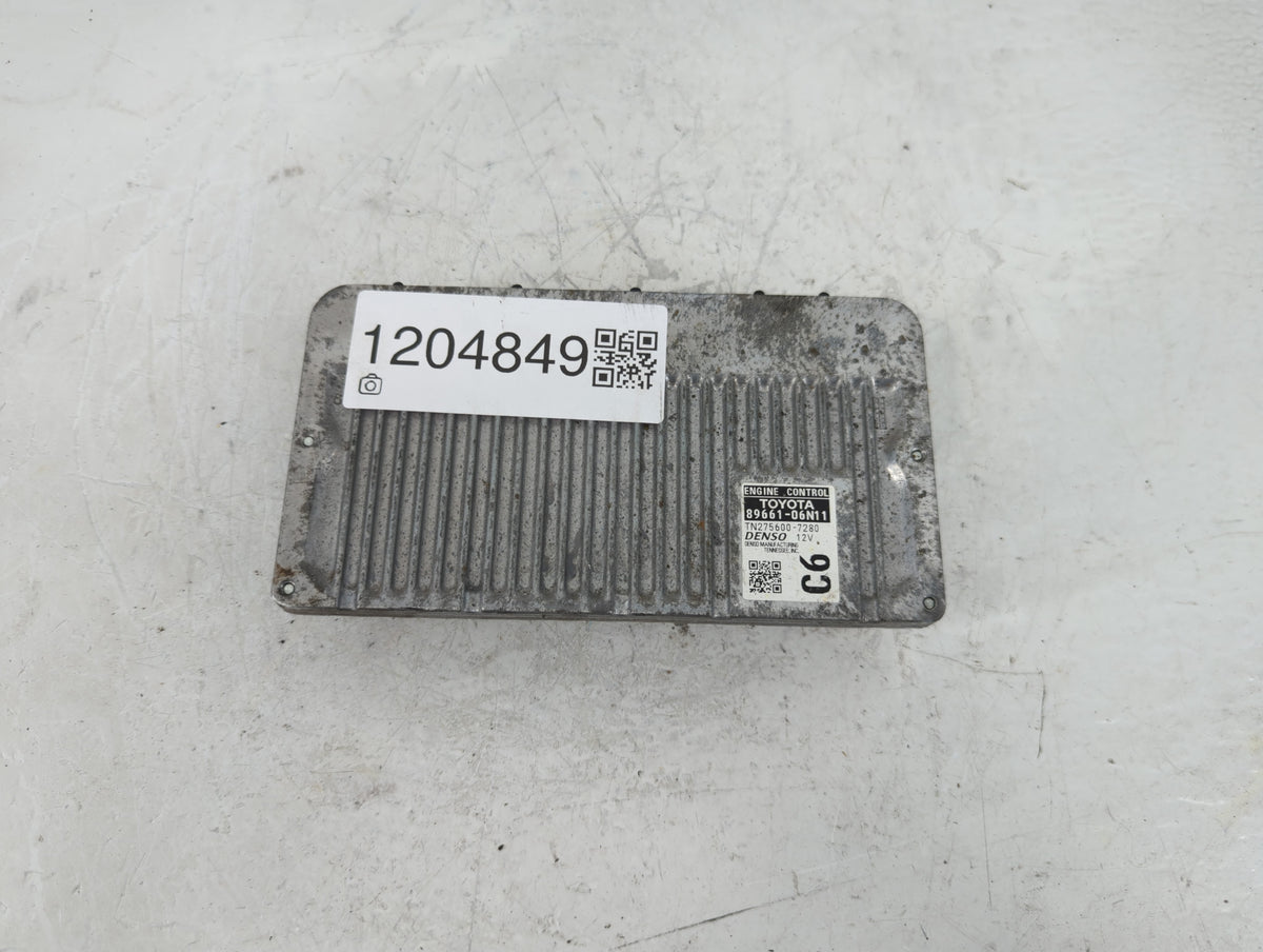 2016-2017 Toyota Camry PCM Engine Control Computer ECU ECM PCU OEM P/N:89661-06N11 Fits 2016 2017 OEM Used Auto Parts - Oemu
