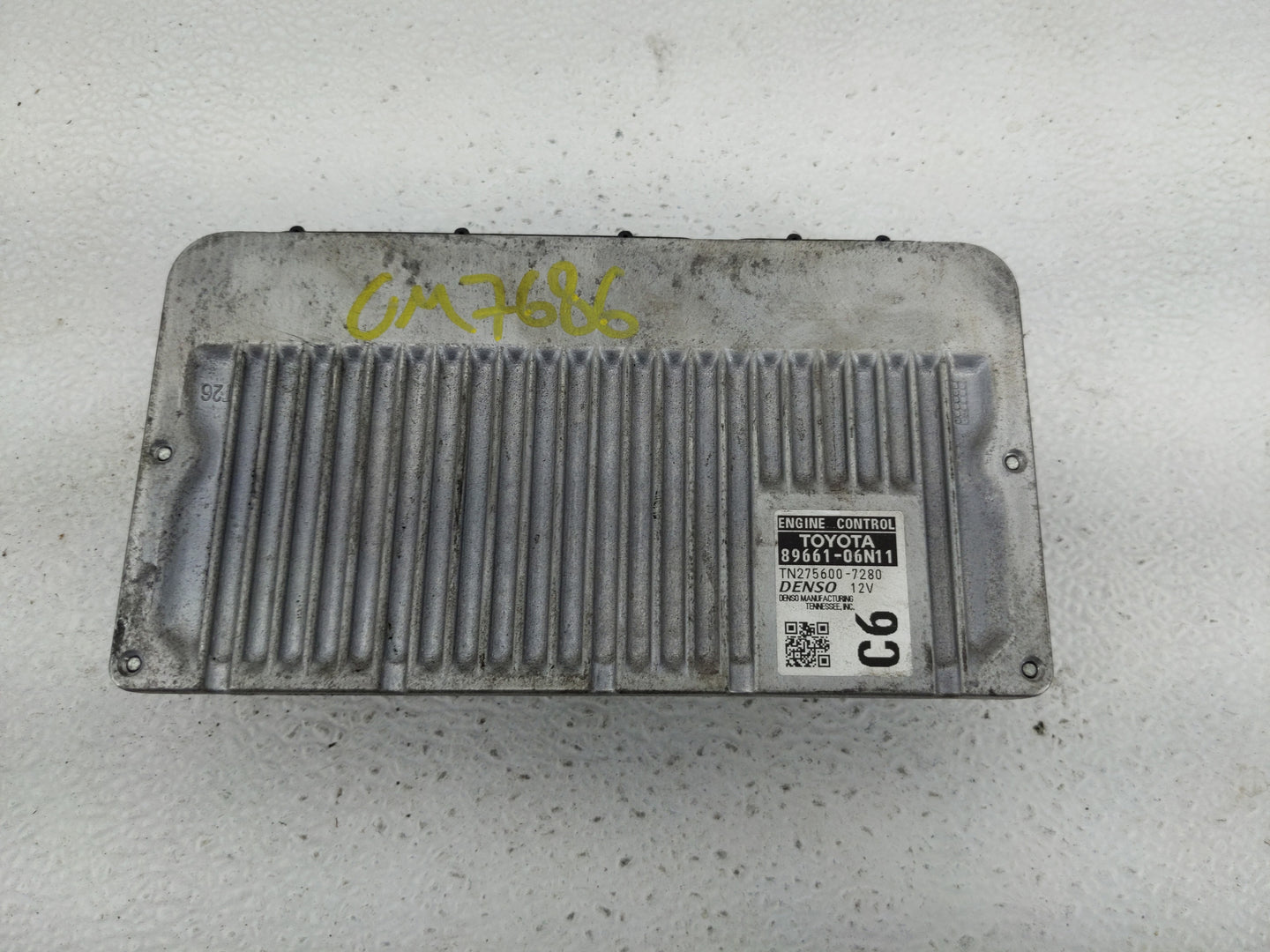 2016-2017 Toyota Camry PCM Engine Control Computer ECU ECM PCU OEM P/N:TN275600-7280 89661-06N11 Fits Fits 2016 2017 OEM Use