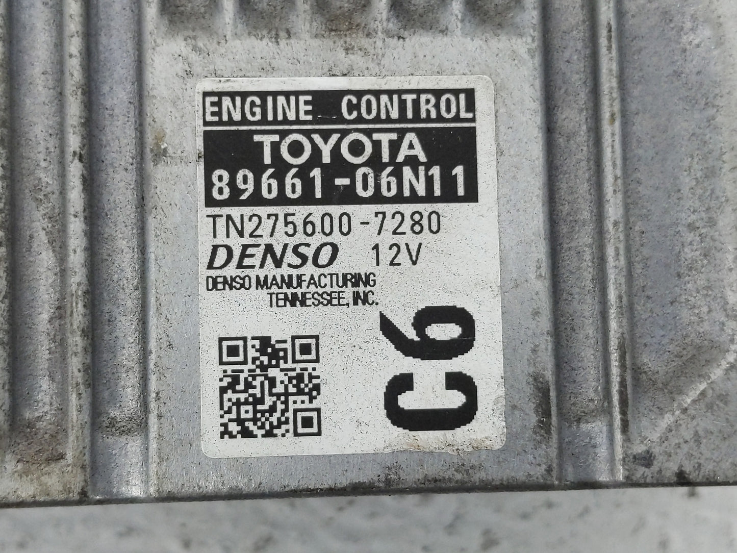 2016-2017 Toyota Camry PCM Engine Control Computer ECU ECM PCU OEM P/N:TN275600-7280 89661-06N11 Fits Fits 2016 2017 OEM Use