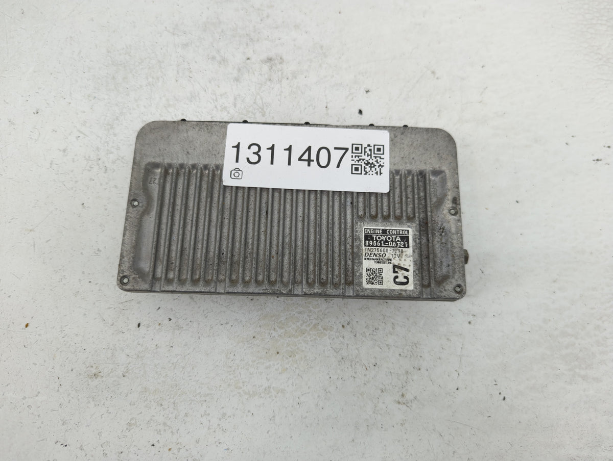 2016-2017 Toyota Camry PCM Engine Control Computer ECU ECM PCU OEM P/N:89661-06T21 Fits 2016 2017 OEM Used Auto Parts - Oemu