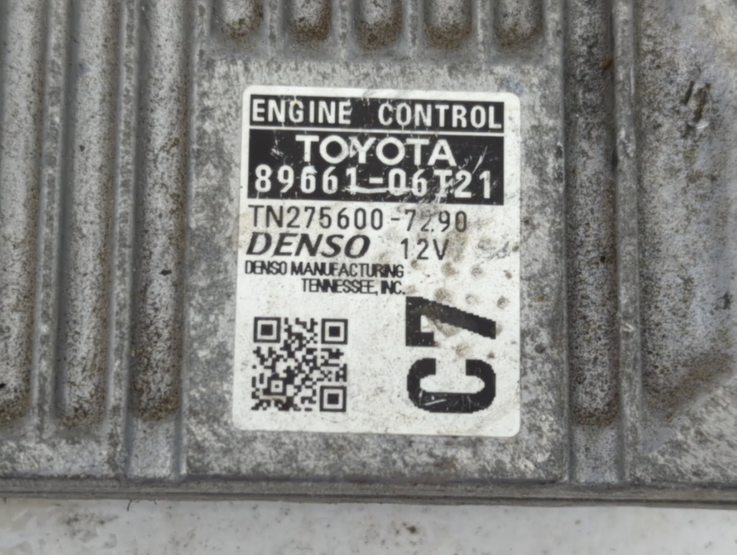2016-2017 Toyota Camry PCM Engine Control Computer ECU ECM PCU OEM P/N:89661-06T21 Fits Fits 2016 2017 OEM Used Auto Parts -