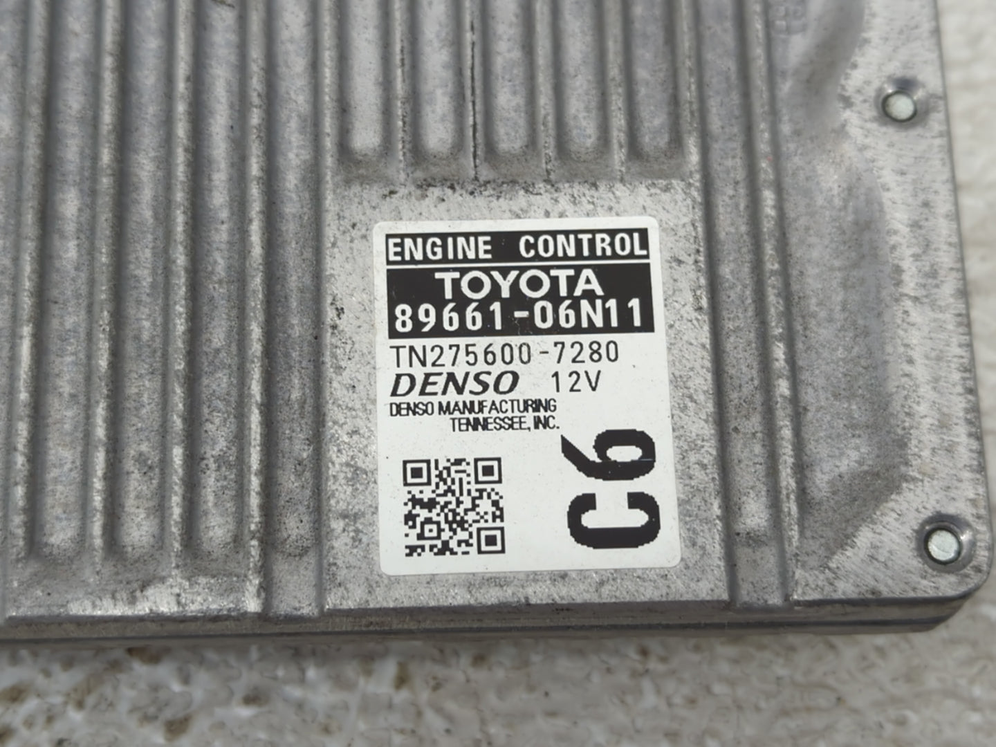 2016-2017 Toyota Camry PCM Engine Control Computer ECU ECM PCU OEM P/N:TN275600-7280 89661-06N11 Fits Fits 2016 2017 OEM Use
