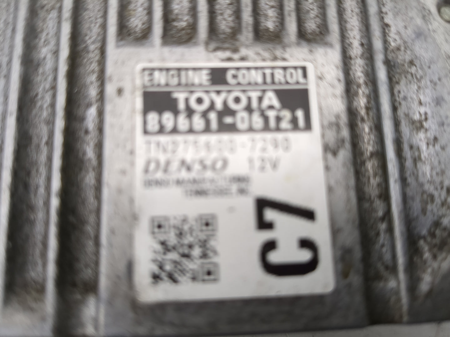 2016-2017 Toyota Camry PCM Engine Control Computer ECU ECM PCU OEM P/N:89661-06T21 275600-7290 Fits Fits 2016 2017 OEM Used 