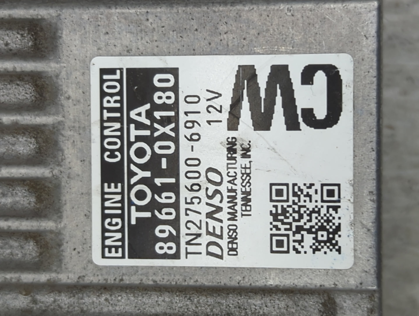 2016 Toyota Camry PCM Engine Control Computer ECU ECM PCU OEM P/N:89661-0X180 TN275600-6910 Fits OEM Used Auto Parts - Oemus