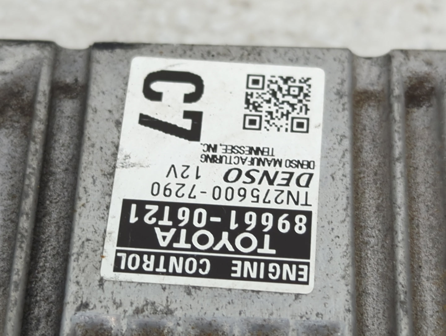 2016-2017 Toyota Camry PCM Engine Control Computer ECU ECM PCU OEM P/N:89661-06T21, TN275600-7290 Fits Fits 2016 2017 OEM Us