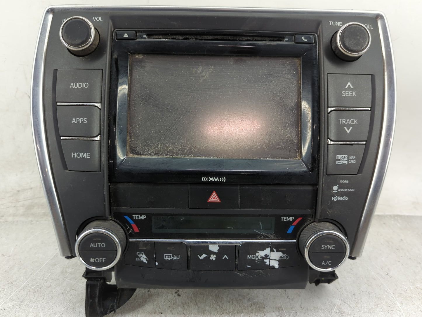 2016-2017 Toyota Camry Radio AM FM Cd Player Receiver Replacement P/N:86100-06491 FT004D, BABFT004D, MMA04372 Fits Fits 2016