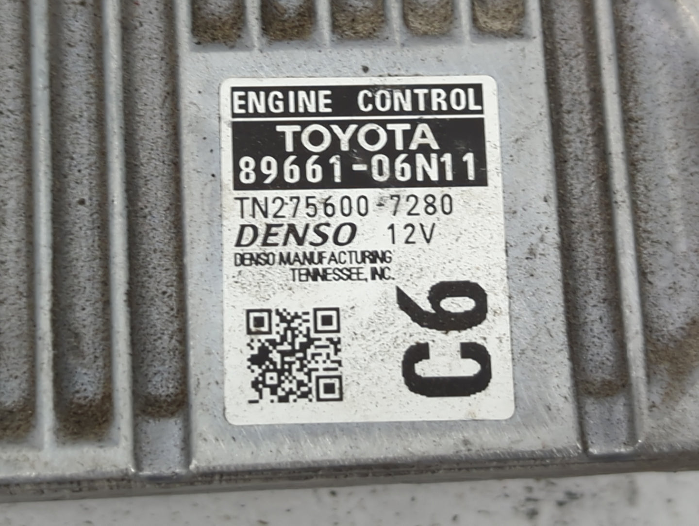 2016-2017 Toyota Camry PCM Engine Control Computer ECU ECM PCU OEM P/N:89661-06N11 TN2756007280 Fits Fits 2016 2017 OEM Used