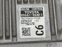 2016-2017 Toyota Camry PCM Engine Control Computer ECU ECM PCU OEM P/N:89661-06N11 TN2756007280 Fits Fits 2016 2017 OEM Used