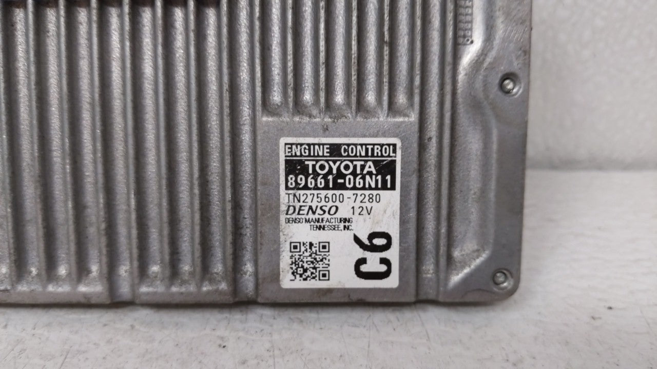 2016-2017 Toyota Camry PCM Engine Control Computer ECU ECM PCU OEM P/N:89661-06N11 Fits Fits 2016 2017 OEM Used Auto Parts -