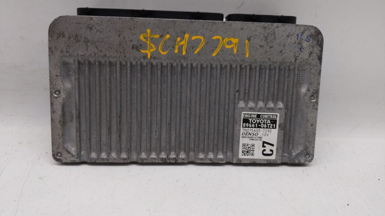2016-2017 Toyota Camry PCM Engine Control Computer ECU ECM PCU OEM P/N:89661-06T21 89661-06T22 Fits Fits 2016 2017 OEM Used 
