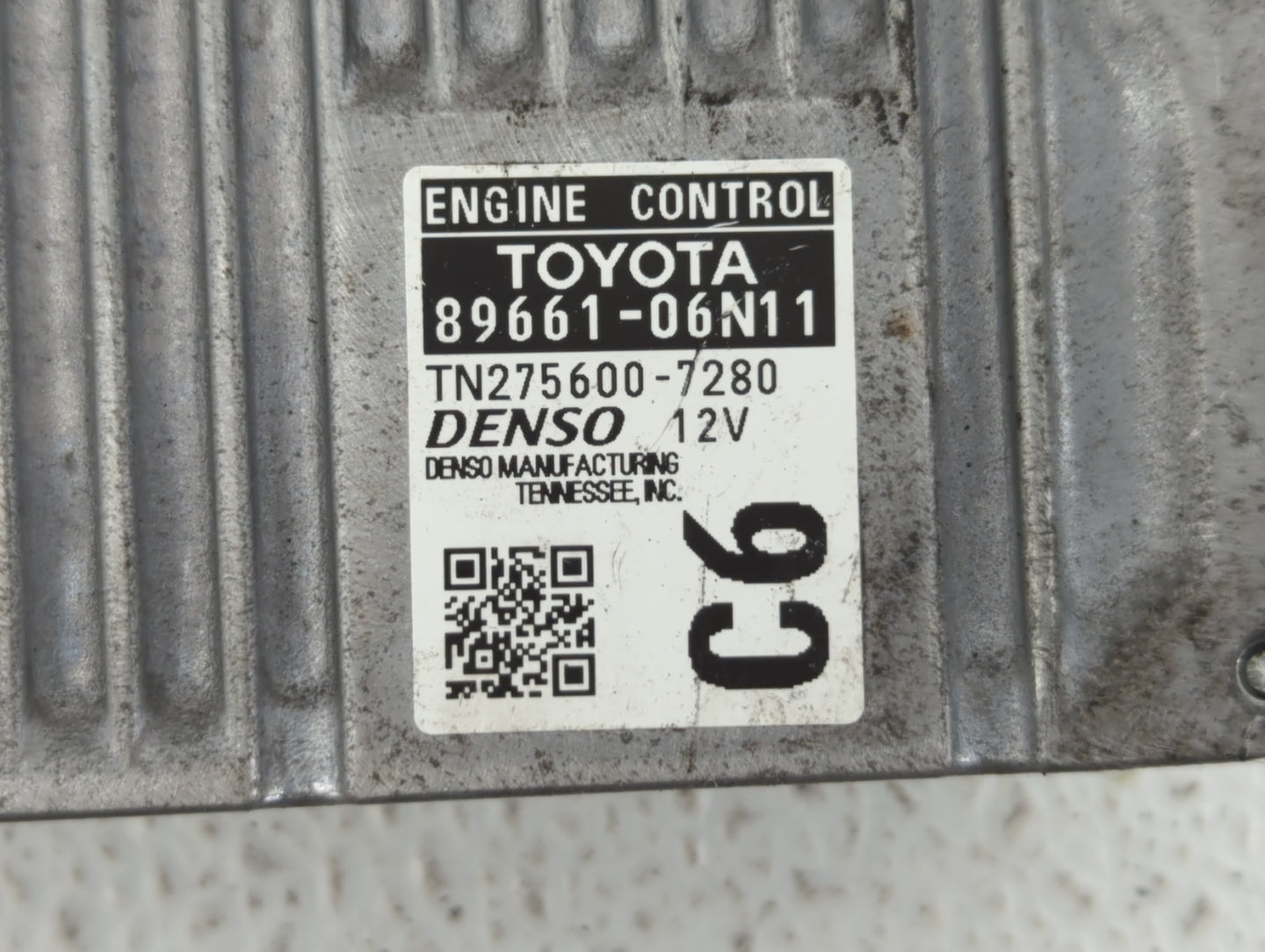 2016-2017 Toyota Camry PCM Engine Control Computer ECU ECM PCU OEM P/N:89661-06N11 Fits Fits 2016 2017 OEM Used Auto Parts -
