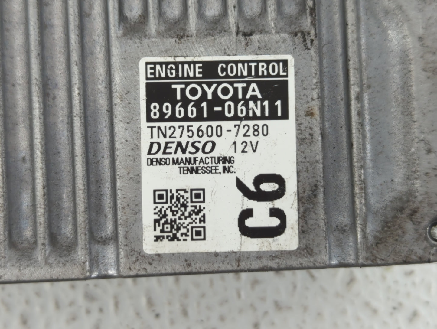 2016-2017 Toyota Camry PCM Engine Control Computer ECU ECM PCU OEM P/N:89661-06N11 Fits Fits 2016 2017 OEM Used Auto Parts -