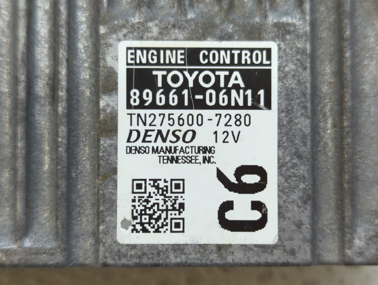 2016-2017 Toyota Camry PCM Engine Control Computer ECU ECM PCU OEM P/N:89661-06N12 89661-06N11 Fits Fits 2016 2017 OEM Used 