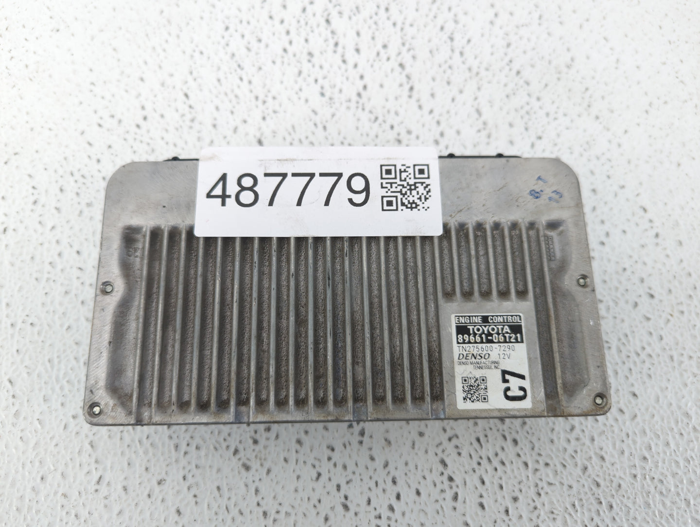 2016-2017 Toyota Camry PCM Engine Control Computer ECU ECM PCU OEM P/N:89661-06T21 89661-06T22 Fits Fits 2016 2017 OEM Used 