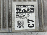 2016-2017 Toyota Camry PCM Engine Control Computer ECU ECM PCU OEM P/N:89661-06T21 89661-06T22 Fits Fits 2016 2017 OEM Used 