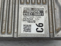 2016-2017 Toyota Camry PCM Engine Control Computer ECU ECM PCU OEM P/N:89660-06N11 Fits Fits 2016 2017 OEM Used Auto Parts -