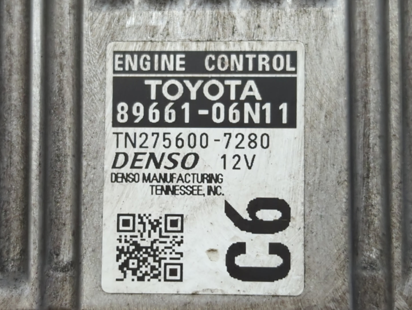 2016-2017 Toyota Camry PCM Engine Control Computer ECU ECM PCU OEM P/N:89660-06N11 Fits Fits 2016 2017 OEM Used Auto Parts -