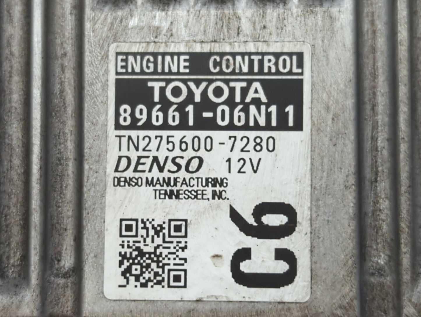 2016-2017 Toyota Camry PCM Engine Control Computer ECU ECM PCU OEM P/N:89660-06N11 Fits Fits 2016 2017 OEM Used Auto Parts -