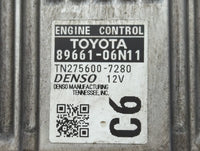 2016-2017 Toyota Camry PCM Engine Control Computer ECU ECM PCU OEM P/N:89660-06N11 Fits Fits 2016 2017 OEM Used Auto Parts -