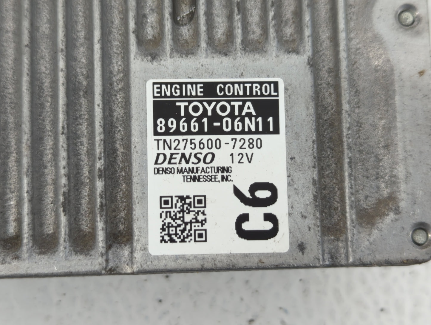 2016-2017 Toyota Camry PCM Engine Control Computer ECU ECM PCU OEM P/N:89661-06N11 Fits Fits 2016 2017 OEM Used Auto Parts -