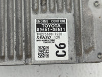2016-2017 Toyota Camry PCM Engine Control Computer ECU ECM PCU OEM P/N:89661-06N11 Fits Fits 2016 2017 OEM Used Auto Parts -